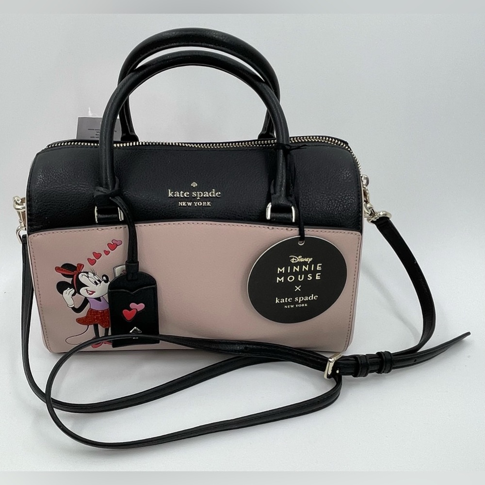 Disney‎ x Kate Spade Minnie Mouse Medium Duffel Bag Satchel Crossbody Bag NWT